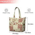 thumbnail image 4 of Pioneer Flower Floral Print Pattern Travel Tote Bags for Women Carry On,Large Weekender Bags for Women Travel,Multi Functional Duffle Bag for Work,Shopping,Sports, 4 of 5