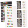 thumbnail image 4 of HEANUJJ 8pcs Guitar Fretboard Poster for Music Learning Assorted Color Sweatproof PVC Sticker, 4 of 8