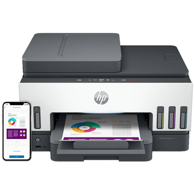 Multifuncional HP a Color de inyección de tinta Smart Tank 790 HP 4WF66A