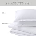 thumbnail image 5 of Better Homes & Gardens 3-Piece Arctic White Cotton Percale Duvet Cover Set, Full/Queen, 5 of 14