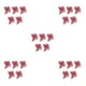 thumbnail image 1 of Ramo de flores artificiales de bajo mantenimiento Toystoory 5 pack/lote rojo brillante, 1 of 6