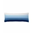 thumbnail image 2 of Blue Ombre Body Pillow Cover, Pillowcase Protectors with Zipper, Breathable Decorative Throw Pillow Case Cover, Modern Abstract Art Farmhouse Striped Pillow Shams for Couch Sofa 20x54Inch, 2 of 8