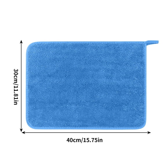 Thick Microfiber Towel Cloth - Strong Water Absorption, Lint-Free Cleaning Cloth - Fine Fiber Household Cleaning Wipes for Kitchen, Housekeeping, Streak-Free
