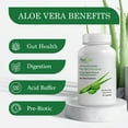 thumbnail image 5 of AloeCure Organic Aloe Vera Capsules, 160,000mg Inner Aloe Leaf Equivalent per Serving, Support Gut Health & Digestive Comfort, Stomach Acid Buffer, Natural Immune Supplement, Aloin Free, 60Capsx2Btl, 5 of 9