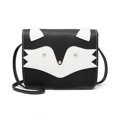 thumbnail image 1 of Sywqhk Bolso De Hombro Cuadrado De Gato De Dibujos Animados Lindo Cruzado De Cuero Pu Para Mujer (Negro) Sywqhk Para estrenar, 1 of 4