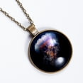 thumbnail image 2 of Colorful Jellyfish Necklace Personalized Custom Photo Round Pendant Adjustable Stainless Steel Necklaces with Gift Box for Men Women Mothers Valentine's Jewelry Gift, 2 of 6
