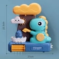 thumbnail image 5 of Baby bath water toy for Toddlers 3 4 5 Year Old Girls Boys,Babies Bathtub Water Dinosaur Toys for Shower Bath Time,Safe Fun Infant Interactive Splash Toys,Lovely Clouds Dino,3 Strong Suction Cups, 5 of 5