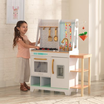 kidkraft mckinney vintage luxe toddler play kitchen