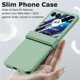 thumbnail image 4 of for Motorola Razr+ 2023 Case with Integrated Glass Screen Protector, [Removal Hinge Protection] Full Coverage Slim Hard PC Cover Scratch-Resistant Phone Case for Moto Razr Plus 2023 Mint Green, 4 of 12