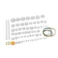 thumbnail image 2 of YUMILI, engranajes de plástico, correa de polea, Kits de gusanos, conjunto de engranajes de corona, Motor de Robot, piezas de juguete DIY(75kinds), 2 of 14