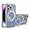 Blue, variant on Swivel Stand Solid Color Phone Case for iPhone X XR XS Max 7 8 Plus, Compatible with Magsafe, Back Cover with Lens Film, Magnetic Bracket Shell
