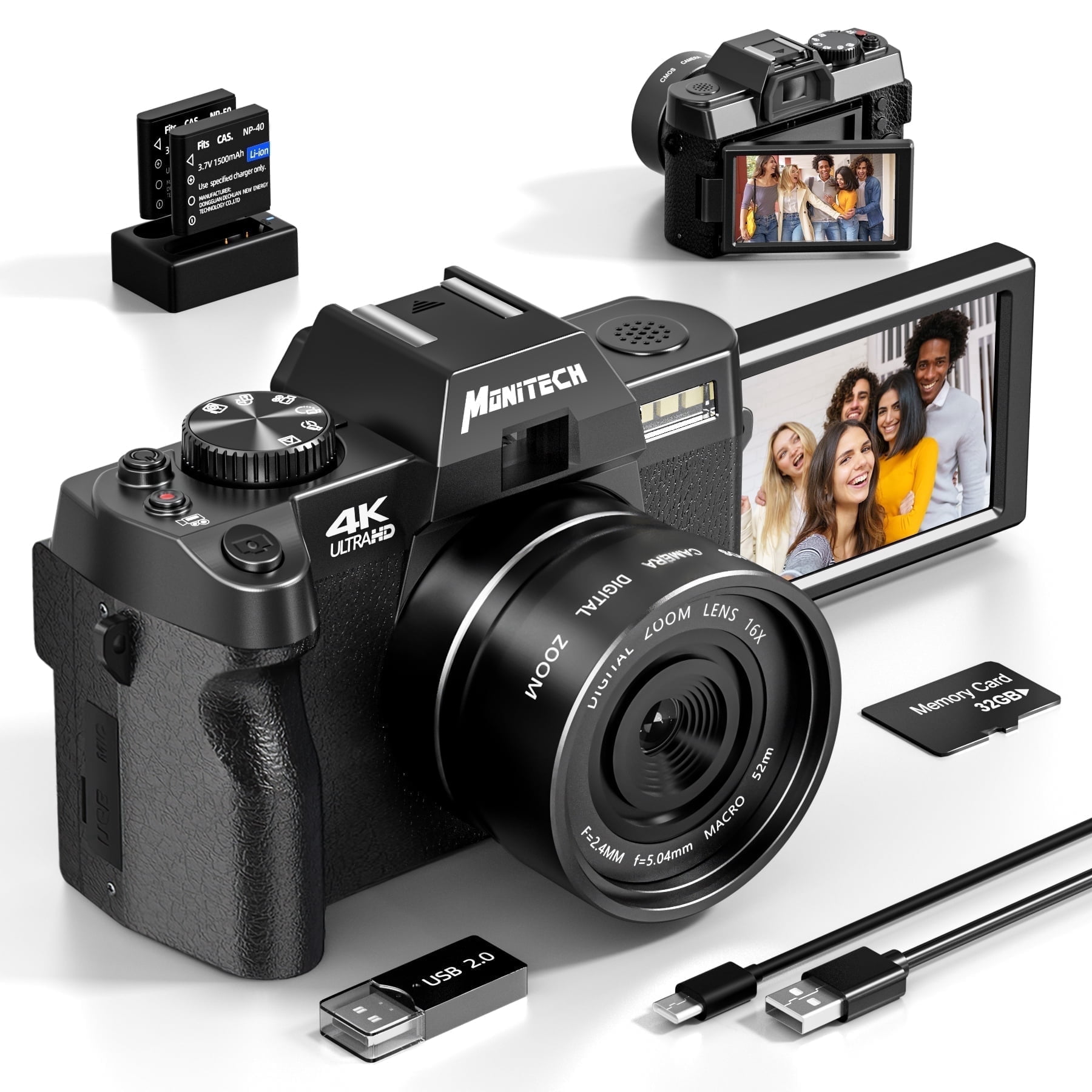Nikon Coolpix B700 - Digital camera - compact - 20.2 MP - 4K / 30