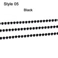 thumbnail image 1 of 5 m/lote 1,3-2,5mm oro rodio cobre a granel fino collar cadena para DIY fabricación de joyas suministros cadenas accesorios Tan Jianjun unisex, 1 of 2