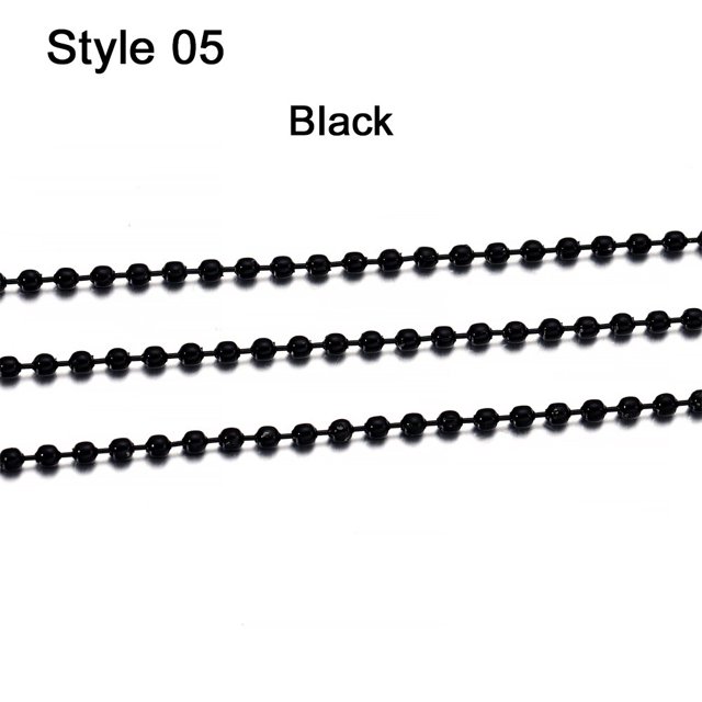5 m/lote 1,3-2,5mm oro rodio cobre a granel fino collar cadena para DIY fabricación de joyas suministros cadenas accesorios Tan Jianjun unisex