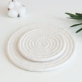 thumbnail image 5 of XKHHLH 10 Pcs Hot Pot Pads for Table Large Trivets Set, Woven Trivets for Hot Dishes - Kitchen Dish Plate Dinner Mat Modern Cotton Round Woven Trivet Placemats Pot Holders Protector for Bowls, 5 of 7