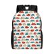 thumbnail image 1 of Balery Artoon Car Mochila - Mochila Estilosa y Duradera para Laptop de 15 Pulgadas con Tela Oxford Impermeable, 1 of 8