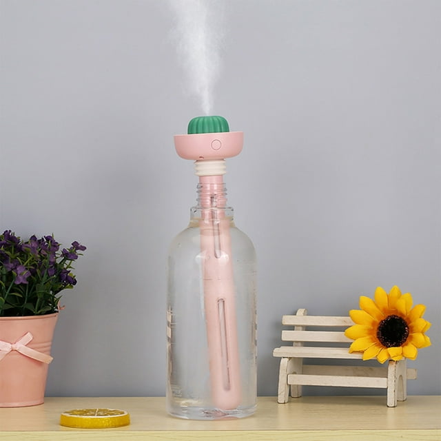 Dvkptbk Humidifiers for Bedroom Portable Mini Humidifier, Small Desk Humidifier, USB Desktop Humidifier for Plants Bedroom Travel Office Home, Super Quiet Home Essentials