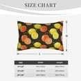 thumbnail image 3 of Fotbe Orange Lemon Pillow Cases - Envelope Closure - Luxury, Extra Soft, Cooling Pillow Covers - Wrinkle, Fade, Stain Resistant-14"x20", 3 of 8