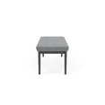 thumbnail image 5 of Lenox Steel Reception Waiting Room 3-Seat Bench / Charcoal Steel / Gray, 5 of 5