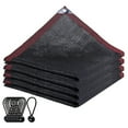 thumbnail image 1 of Shade Cloth Cover wtih Elastic Ties 90% Sunblock Sun Mesh UV Resistant Net 6 x, 1 of 8