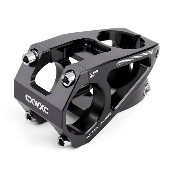 CXWXC 31.8 Bike Stem Short Mountain Road Bike Stem Aluminum Alloy Mountain Bike Handlebar Stem Riser for MTB Road City Bike Bicycle