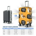 thumbnail image 6 of Easygdp Corgi Print Elastic and Washable Suitcase Protective Cover with Hidden Zipper Fits 18-32 inch Luggage -Medium, 6 of 9