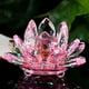 thumbnail image 3 of Xihbxyly Pisapapeles de Cristal con Forma de Flor, Potenciador de Energía Feng Shui, Símbolo de Iluminación, Decoración Solar para El Hogar, Vibras Positivas, Escaparate, Inspira Optimismo, 60 Mm de, 3 of 3