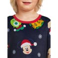 thumbnail image 4 of Disney 100 Boys Holiday Stars Long Sleeve Top and Pants, 2-Piece Sleep Set, Sizes 4-12, 4 of 5