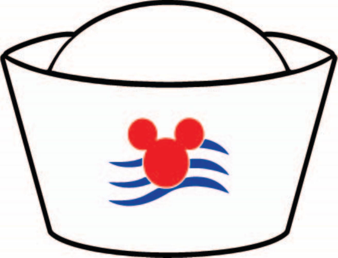 mickey sailor hat
