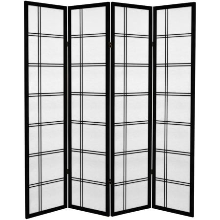 6' Tall Canvas Double Cross Room Divider