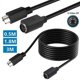 thumbnail image 4 of Type A 3m Mini DIN 6 Pin Cable Male to Female Straight Head Copper Core Extension Cord, 4 of 4