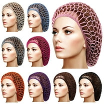Women Mesh Hair Net Rayon Head Bands for Sleeping Crochet Hairnet, Hair Covers Ornament, Hair Accessories
