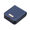 thumbnail image 4 of Dteck Case for Samsung Galaxy Z Flip 6,Luxury Leather Case PC Slim Back Cover for Galaxy Z Flip 6 5G,Blue, 4 of 6