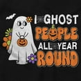 thumbnail image 2 of Cute I Ghost People All Year Round Women Plus Size Crewneck Sweatshirt Brisco Brands 3X, 2 of 5