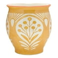 thumbnail image 6 of Set of Two 7 Yellow Ceramic Round Pot Planter, 6 of 6