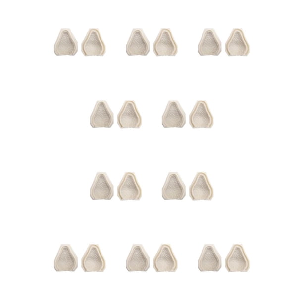 Bewildely Mousse de fresa pastel decoración molde de silicona postre Sugarcraft molde galleta moldes decorativos para hornear tipo 3 Tipo 3 10piezas
