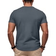 thumbnail image 6 of LTTVQM Men's T Shirts Short Sleeve Comfort Soft Crew Neck Lightweight Plain Tee Shirts Casual Summer Basic Tops Dark Gray XL, 6 of 6