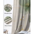 thumbnail image 3 of Elegant Spring Floral Blackout Curtains for Bedroom Living Room Darkening Curtains 96 Inches Long Summer Botanical Rustic Flower Window Curtain 2 Panels Set Window Treatment Grommet Drapes 52"x96", 3 of 9