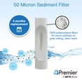thumbnail image 2 of IPW Industries Inc. - Whole House Water Filter Replacement Cartrid , 50-Micron Poly-Spun Sediment Filtration System for Home Water - , 5 Pack, 2 of 2