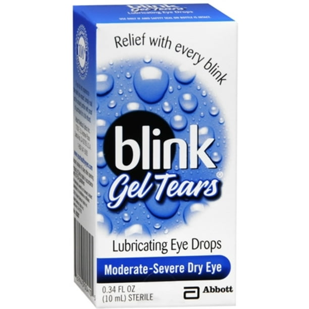 blink Gel Tears Lubricating Eye Drops 10 mL (Pack of 2)