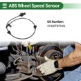 thumbnail image 2 of Sensores de velocidad de rueda ABS Unique Bargains Sensor ABS Sistema de frenos antibloqueo No.57450TBTH01 para Honda Crider Fs1 2019 Frontal Derecho, 2 of 7