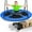 Blue, variant on SereneLife Saucer Swing with Hang Kit, Outdoor Tree Swing with Swivel Spinner for Kids (Blue)