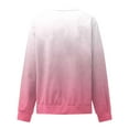 thumbnail image 4 of Frostluinai Sweatshirt for Women Long Sleeve Crew Neck Comzy Pullover Fashion Graident Sweat Shirts Lightweight Fall Sweatshirts no Hood, 4 of 5