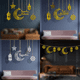 thumbnail image 1 of Adornos navideños para árbol de cristal, cristales acrílicos transparentes para colgar en centros de mesa, guirnalda de cuentas con forma de lágrima para decoración del hogar, bodas y fiestas de, 1 of 1