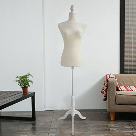- Ktaxon Female Full Body Realistic Mannequin Display Head Turns Dress Form w/Base