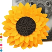 Sunflower Decorative Throw Pillows, 3D Flower Pillows For Home Decor, Sun Flower Shaped Decoration for your Living & Bed Room