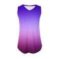 thumbnail image 3 of Womens Summer Tank Tops Beach Vacation Casual Gradient Sleeveless Shirts Spring Fashion Outfits Workout Loose Sleeveless Tees Blouses, 3 of 8