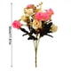 thumbnail image 2 of Ramo de rosas de cristal artificial Jumpingount Ceremonia de banquete de boda Decoración floral de tela de seda rosa falsa HA6935-03B, 2 of 6