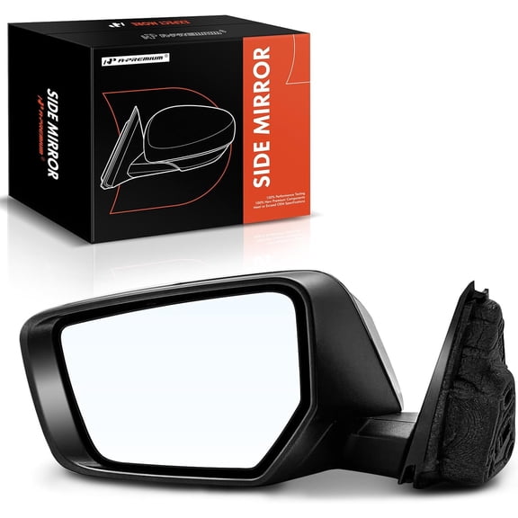A-Premium Driver Side Power Door Mirror - Compatible with Chevrolet Impala 2014-2020 - Heated Manual Folding Chrome Outside Rear View Mirror w/Turn Signal, w/Memory and Puddle Light
