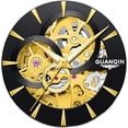 thumbnail image 4 of GUANQIN Original Delicate Skeleton Mechanical Watches for Men Automatic Slef-Wind Luxury Stainless Steel Wrist Watch, Luminous Dial, 30M Waterproof, 4 of 7